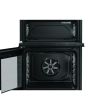 Hotpoint HDE6VDC2B1 60cm Double Oven Electric Cooker - Black