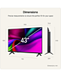LG 43NU900B6LA.AEK 43 inch 4K UHD Nano AI Smart TV