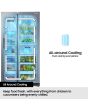 Samsung RS57DG400EM9EU 91cm  Frost Free American Fridge Freezer - Silver
