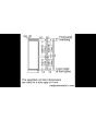 Siemens KI86NVFE0G 54.1cm 60/40 Built In Frost Free Fridge Freezer