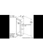 Siemens KI87VVFE0G 54.1cm 70/30 Integrated Fridge Freezer