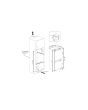 Zenith ZICSD473 54cm 70/30 Manual Integrated Fridge Freezer