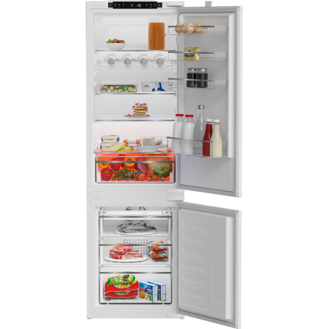 Blomberg KNE4554EVI 54cm Integrated 70/30 Frost Free Fridge Freezer - White