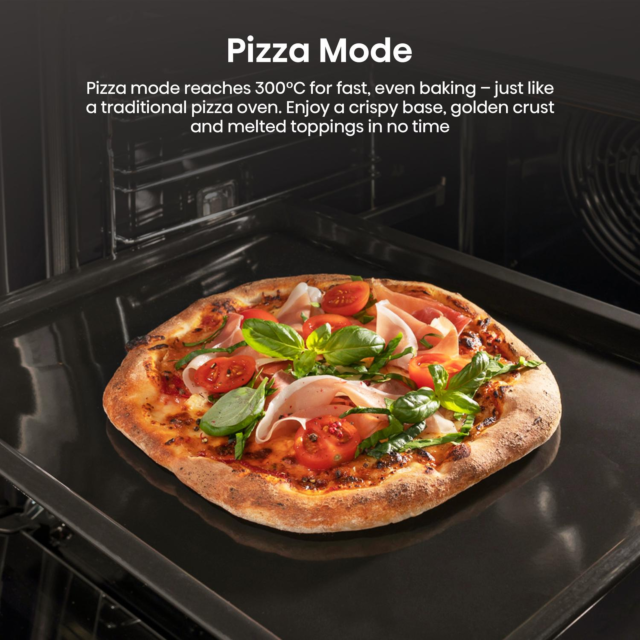 Hisense BI622AXPGUK Built In Electric Oven 59.5cm Black Steel