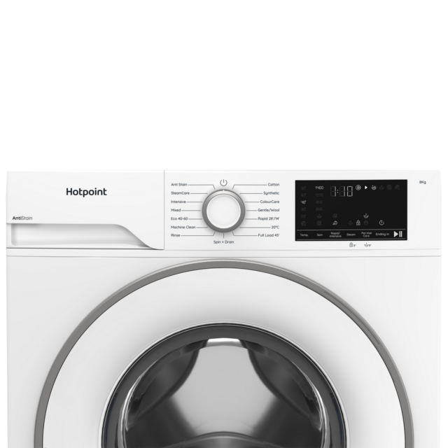 Hotpoint HEV841WUK 8kg 1400 Spin Washing Machine White