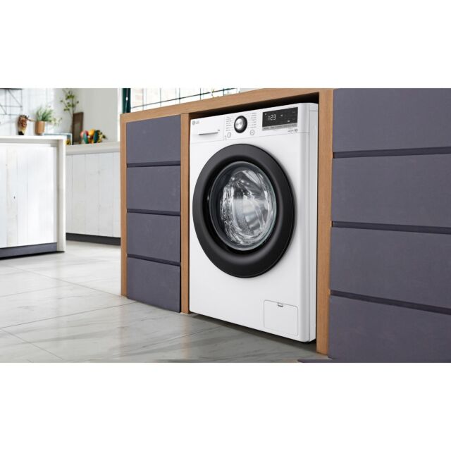 LG F4Y510WBLN 10kg 1400 Spin Washing Machine - White