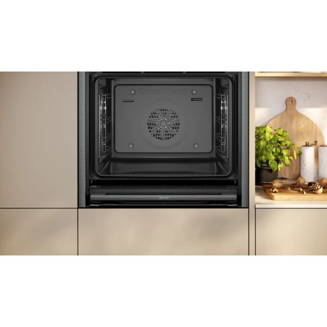 Neff B54CR31G0B 59.6cm Built In Electric Double Oven - Graphite Grey