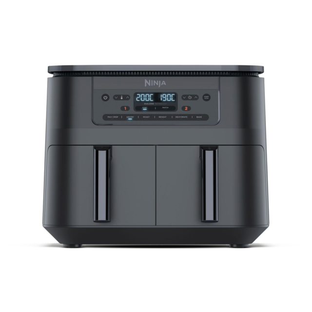 Ninja DZ300UK 7.6 litre 6-in-1 Dual Zone Air Fryer - Gun Metal Grey