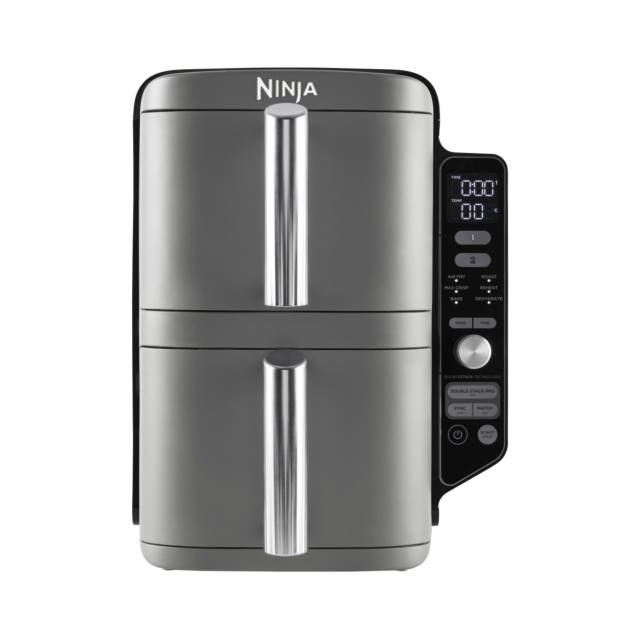Ninja SL400UK Double Stack XL 2-Drawer 9.5L Air Fryer - Grey