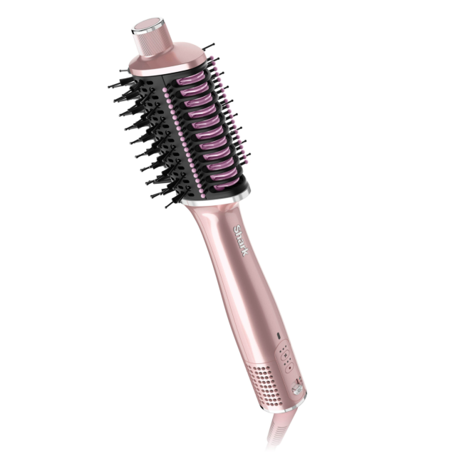 Shark HT302UKPK Glossi 2-in-1 Hot Tool and Air Glosser Brush - Pink