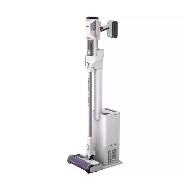 Shark IW3510UK Shark Detect Pro Cordless Vacuum Cleaner Auto-Empty System 1.3L - 60 Minutes Run Time - White/Ash Purple