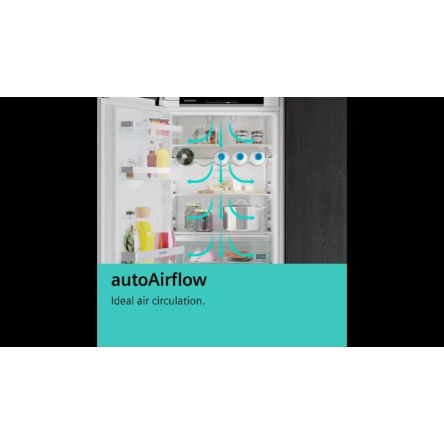 Siemens KI87VVFE0G 54.1cm 70/30 Integrated Fridge Freezer